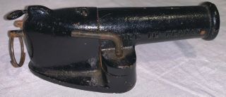 Antique French Mf Cast Iron Blank Firing Garden / Home Alarm Or Signal Cannon