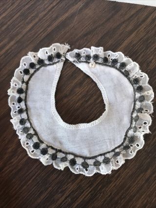 Vintage Quaker Collar For Dress Of The Week For 16” Terri Lee - Marfan Era