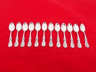 Set Of 12 Reed & Barton Sterling Silver Francis I Demitasse Spoons My - 39