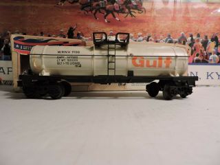 Lionel Electric Trains 6 - 9150 Gulf Oil Single Dome Tank Car W/box