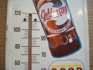 DIET SUN DROP COLA THERMOTER SIGN - Metal Antique Sign 