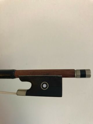 Antique German Violin Bow Labeled Albert Nurnberger In Condition4/4