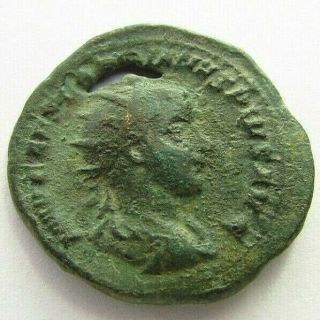 Ancient Roman Bronze Antoninianus Of Gordian Iii Circa 238 - 244 Ad (554)