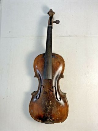 Joh.  Bapt.  Schweitzer 1817 Antique Finely Made Violin - Needs Restore 5