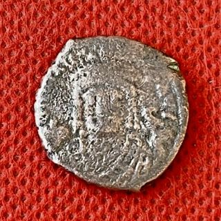 448 Byzantine Empire - Maurice Tiberius 582 - 602 A.  D.  - 20mm