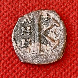 448 BYZANTINE EMPIRE - MAURICE TIBERIUS 582 - 602 A.  D.  - 20mm 3