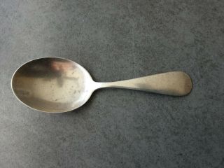 Vintage English Sterling Silver Tea Caddy Spoon.
