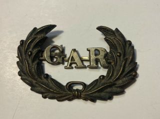 Civil War Gar Grand Army Of The Republic Hat Pin Badge Vintage Antique