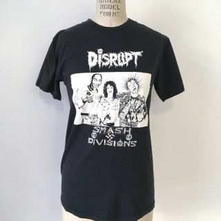 ⭕ 90s Vintage Disrupt Shirt : Punk Hardcore Crust Dystopia His Hero Is Gone 80s