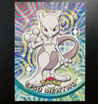 Mewtwo 150 Rare Topps 1999 - 2000 Tv Animation Series 2 Pokemon Cards Exc/lpl
