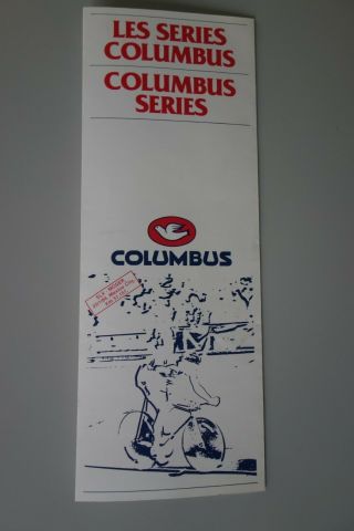 Columbus Tubing,  Vintage Folder