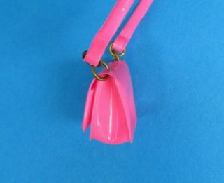 Vintage Barbie FRANCIE - SISSY SUITS 1228 Pink Shoulder Bag Purse 3