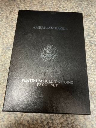 2001 American Eagle Platinum Proof 4 Coin Set w/ 4