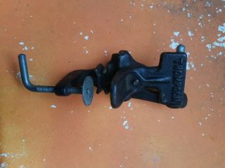 Antique Vintage Thompson Fly Fishing Tying Vise Cast Iron Repair Vise Tool