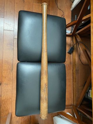 Early Antique Spalding Wagon Tongue wood baseball Bat 34 inch 3