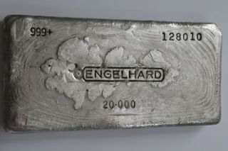 20oz Engelhard Canada 7th Series Vintage Collectible 999 Poured Silver Bar