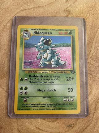 Nidoqueen - 7/64 - Holo Rare Pokémon - Base Jungle Set