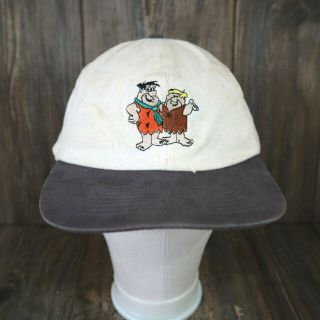 Vintage Flintstones Cartoon Network 1995 Baseball Hat Cap Snapback Embroidered