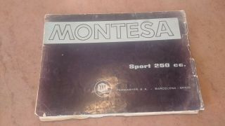 Montessa Sport 250 Parts Book Vintage
