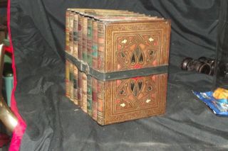 Antique Huntley & Palmers Book Biscuit Tin Literature attic find 2