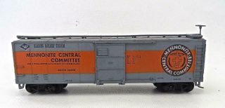 Ho Built Mennonite Central Committee Wwii Steel Era Box Car Low Ship Cost (888)