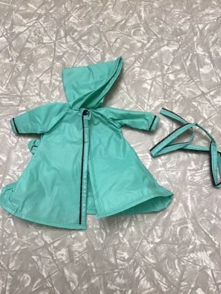 Vintage Vogue Clothes For Jill Doll Outfit Vinyl Raincoat & Belt