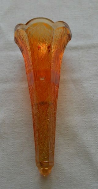 Antique Carnival Glass Car Vase