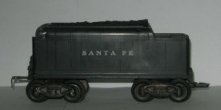 Marx - Santa Fe - 8 Wheel Plastic Coal Tender -