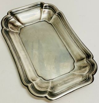 Chadwick International Silver Co Silverplated Rectangular Serving Dish 9” X 5.  5”