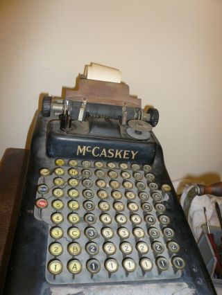 Antique Cash Register,  McCaskey 2
