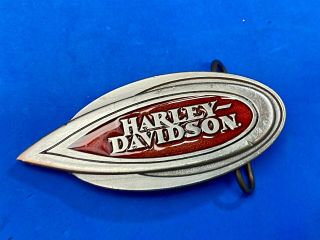 1999 H - D Motor Harley Davidson Motorcycle Cut Out Gas Tank Shaped Belt Buckle