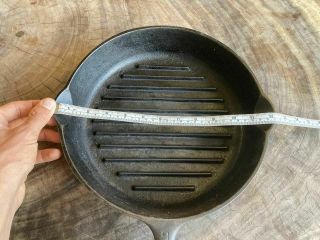 Vintage Cast Iron Griswold Wagner Ware 9 11 Inch Angus Broiler Grill Skillet Pa