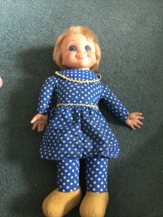 Vintage Mattel " Miss Beasley " Apron,  Pulls Fast No Talking 1967 Doll
