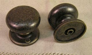 12 Vintage Style Oil Rubbed Brass Knobs Pulls Handle Cabinet Furniture Hardware 