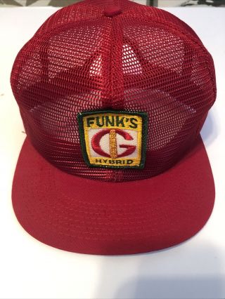 Vintage Funks G Hybrid Patch Snapback Trucker Hat Cap K Brand Red Seed Company