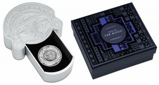 2021 Tuvalu Tears Of The Moon 2 Oz Silver Antiqued $2 Coin Gem Bu