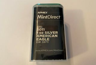 2011 American Silver Eagles (1 Oz) $1 - 1 Roll Of 20 Apmex Direct Eagles