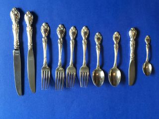 Gorham Melrose Sterling - Great Investment A Deal 10 Piece Start Up Service For 2