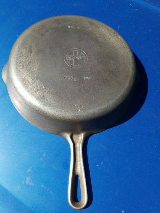 Smooth Antique Griswold 9 Skillet - Old Griswold Cast Iron Cookware Flat