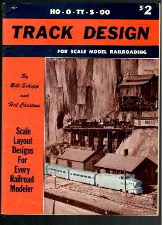 1960 Track Design Scale Model Railroading Ho - O - Tt - S - Oo Penn Craft 50,  Designs