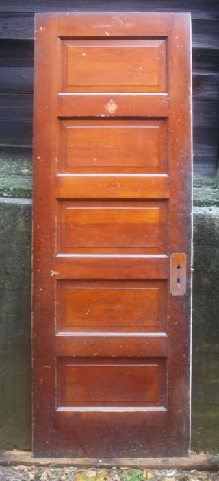 28 " X80 " Antique Vintage Old Solid Wood Wooden Interior Closet Pantry Door Panels