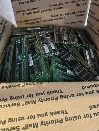 21,  / - Lbs Of Scrap Old Server Ram For Gold Recovery