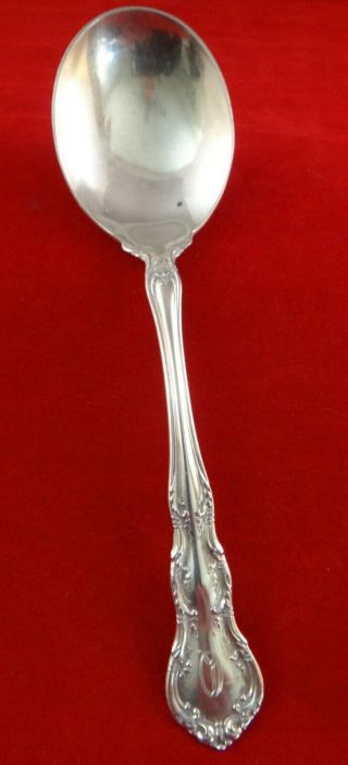 R.  Wallace & Co.  Sterling Silver 5 7/8” Round Soup/cream Spoon.  Old Atlanta