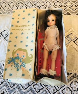 American Character Betsy Mccall Vintage 8 " Doll With Booklet
