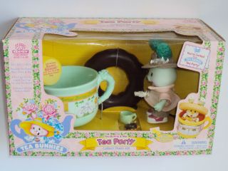 Tomy Tea Bunnies Party Bouncy Boxwood Kidsview Mib Boxed Donuts Nrfb
