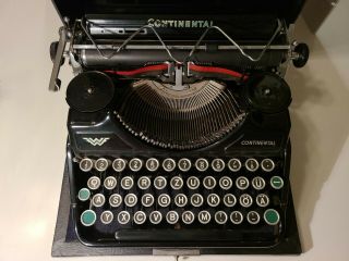Vintage Antique Wanderer Werke Continental Portable Typewriter. 2