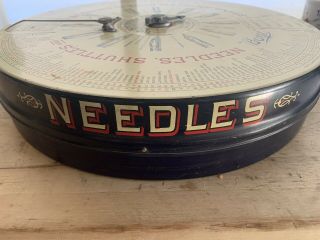 Boye Needle Co.  Rotary Bobbins Shuttles Needles DISPLAY Store Case 2
