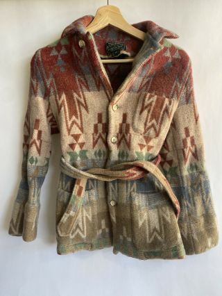 Vintage Polo Ralph Lauren Country Wool Aztec Jacket