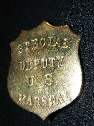 Antique Special Deputy Us Marshal Police United States Marshal 377 In Book