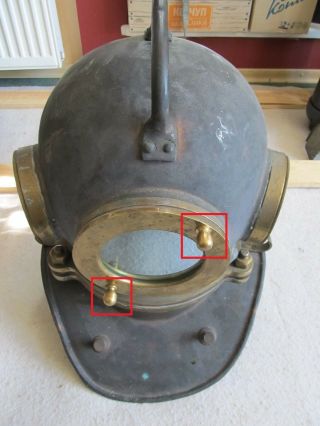 Handles On The Soviet 3 - Bolt Diving Helmet Set - 2 Pc